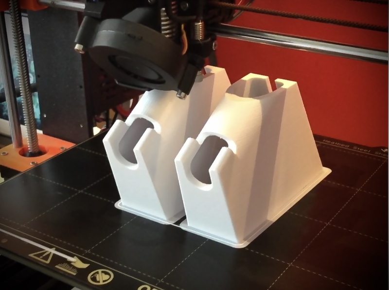3D-printade tvättställshållare